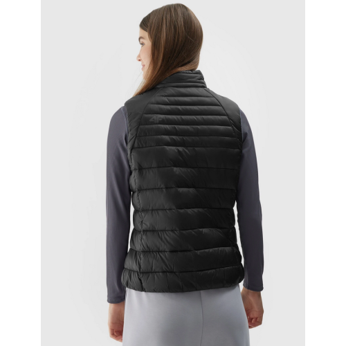 Bezrękawnik damski 4F puchowy czarny