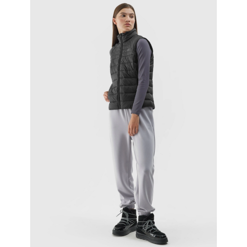 Bezrękawnik damski 4F puchowy czarny