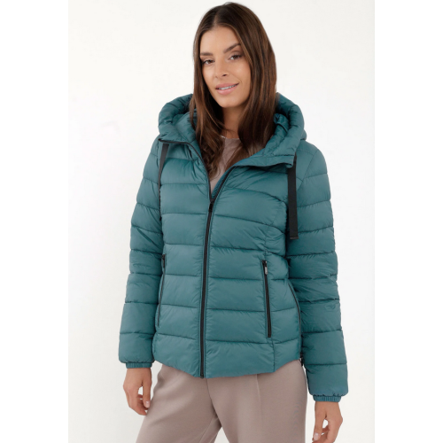 Kurtka damska Volcano Nordic turkusowa