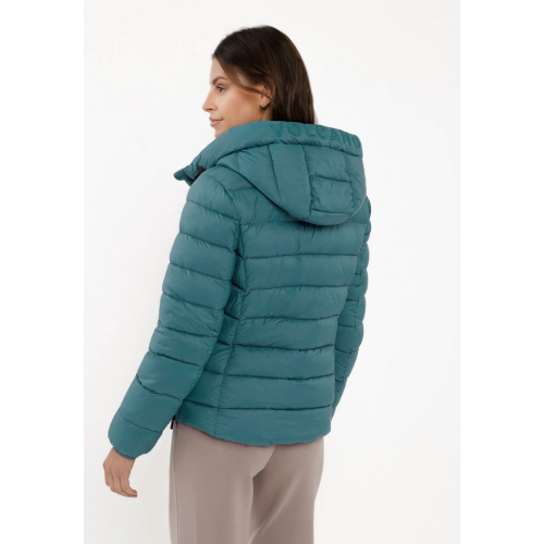 Kurtka damska Volcano Nordic turkusowa