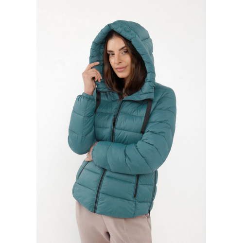 Kurtka damska Volcano Nordic turkusowa