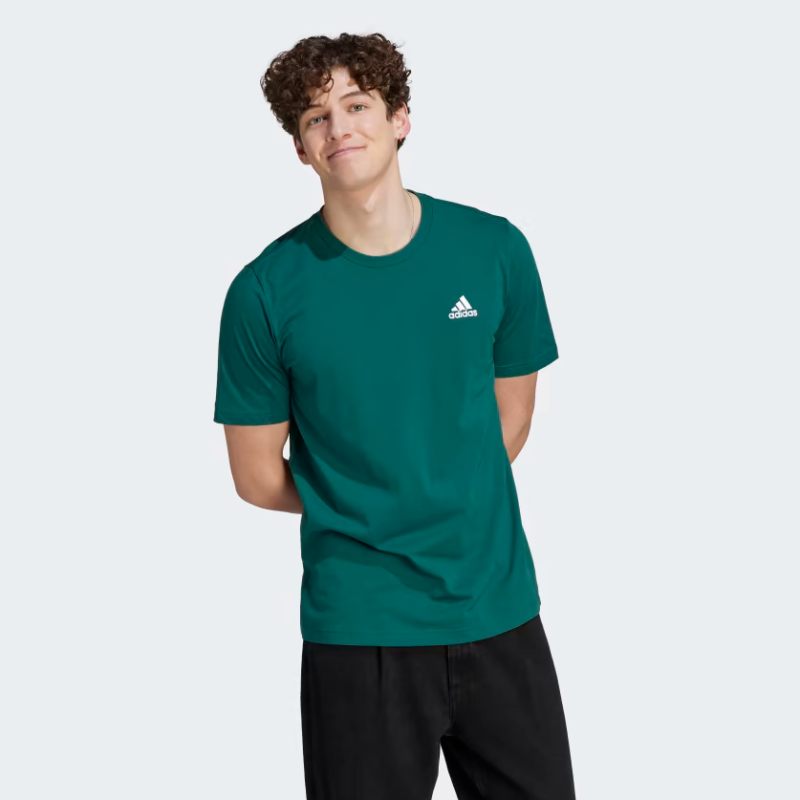 T-shirt męski Adidas Ess Single Jersey Em Small Logo Tee