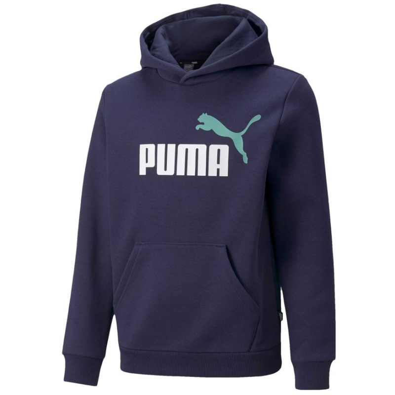 Bluza chłopięca Puma Ess + 2 Col Big Logo Hoodie